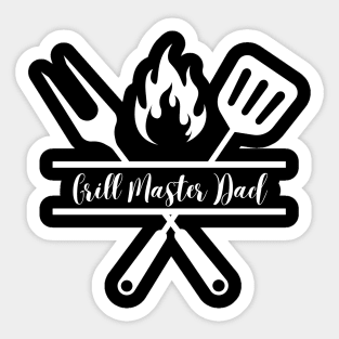 Grill Master Dad: BBQ - Father's Day Sticker